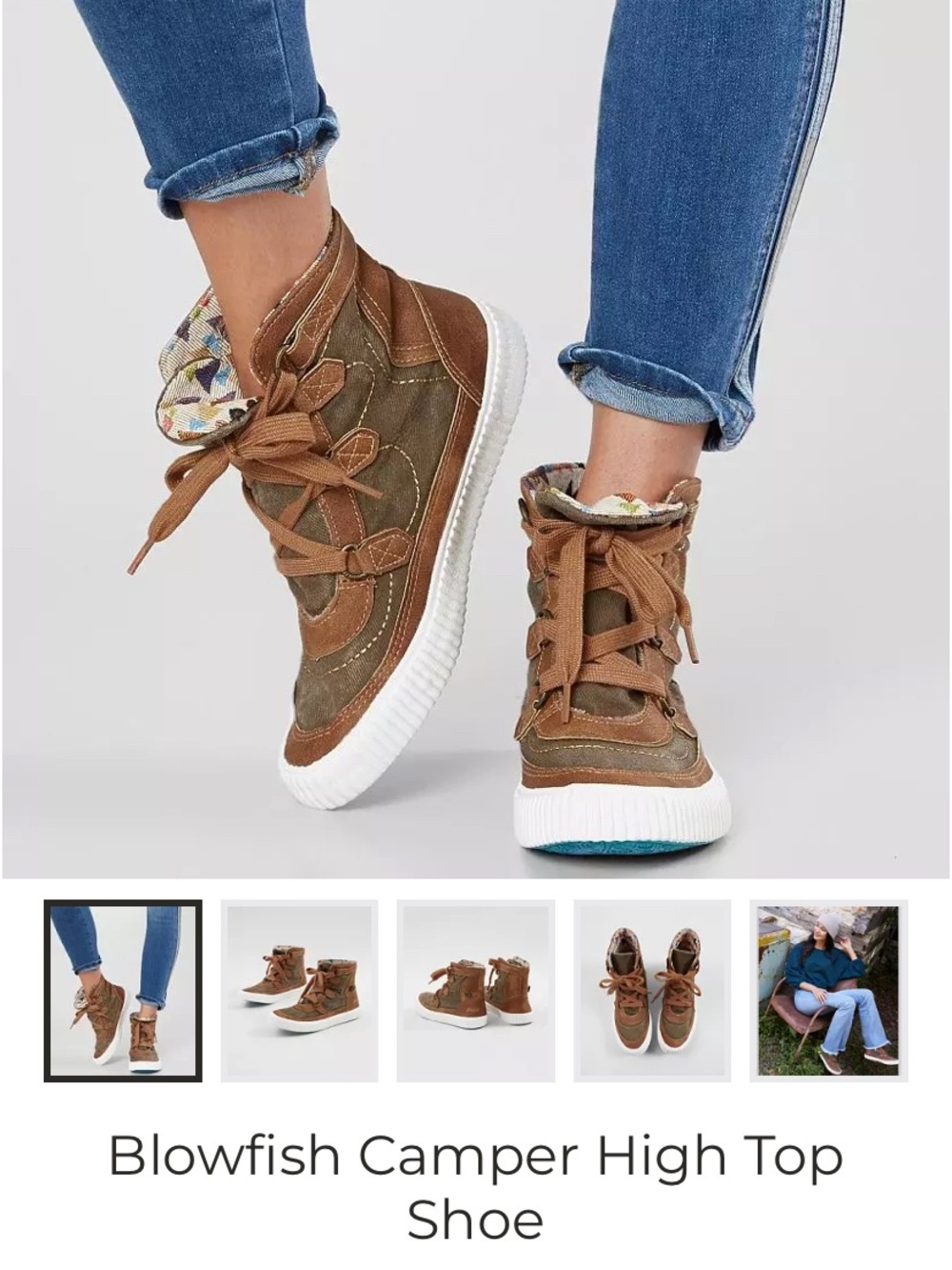 Blowfish Camper High Top Shoe
